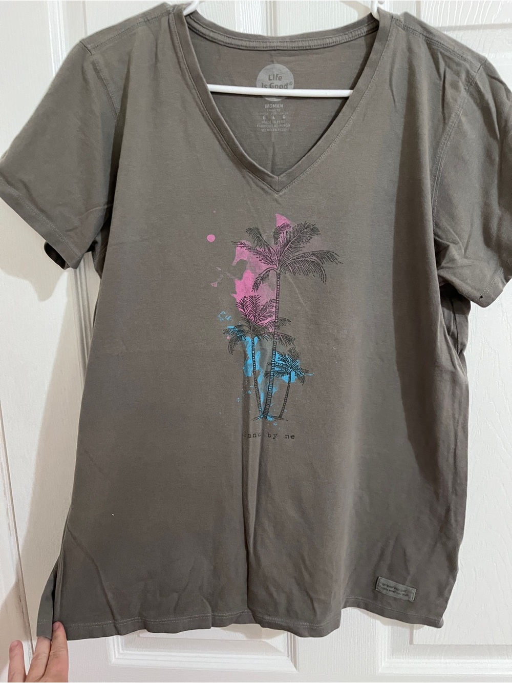 Life Is Good V-Neck Classic Tee